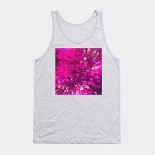 Chrysanthemum flowers close up photo Tank Top